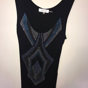 calvin klein stoned tank top